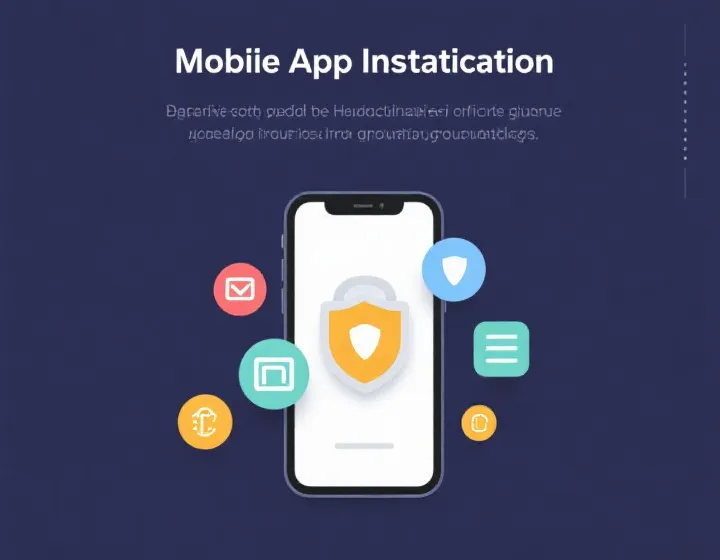 手机应用下载安装流程示意图